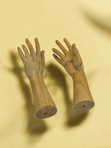 Coppia mani donna statue restauro pastori statua 3,5 Cm presepiale per statuina - Foto 1 di 10