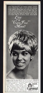 1969 BLACK AMERICANA CAROUSEL CAREFREE STRETCH WIG VINTAGE PRINT AD - Picture 1 of 1