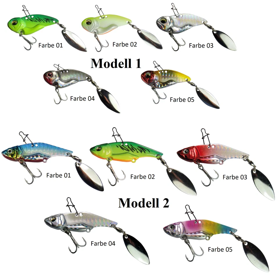 Trendex Rotation Jig Wobbler Behr Topköder für Barsch Forelle Hecht Zander NEU - Bild 1 von 1
