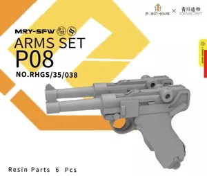 Pistola de utilería militar general RHGS35038 escala 1/35 modelo P08 - Imagen 1 de 2