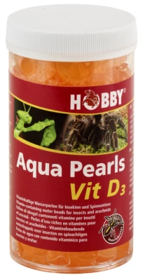 Hobby Aqua Pearls Vit D3 170g - Wassergel Wasserperlen für Insekten Spinnen - Bild 1 von 2