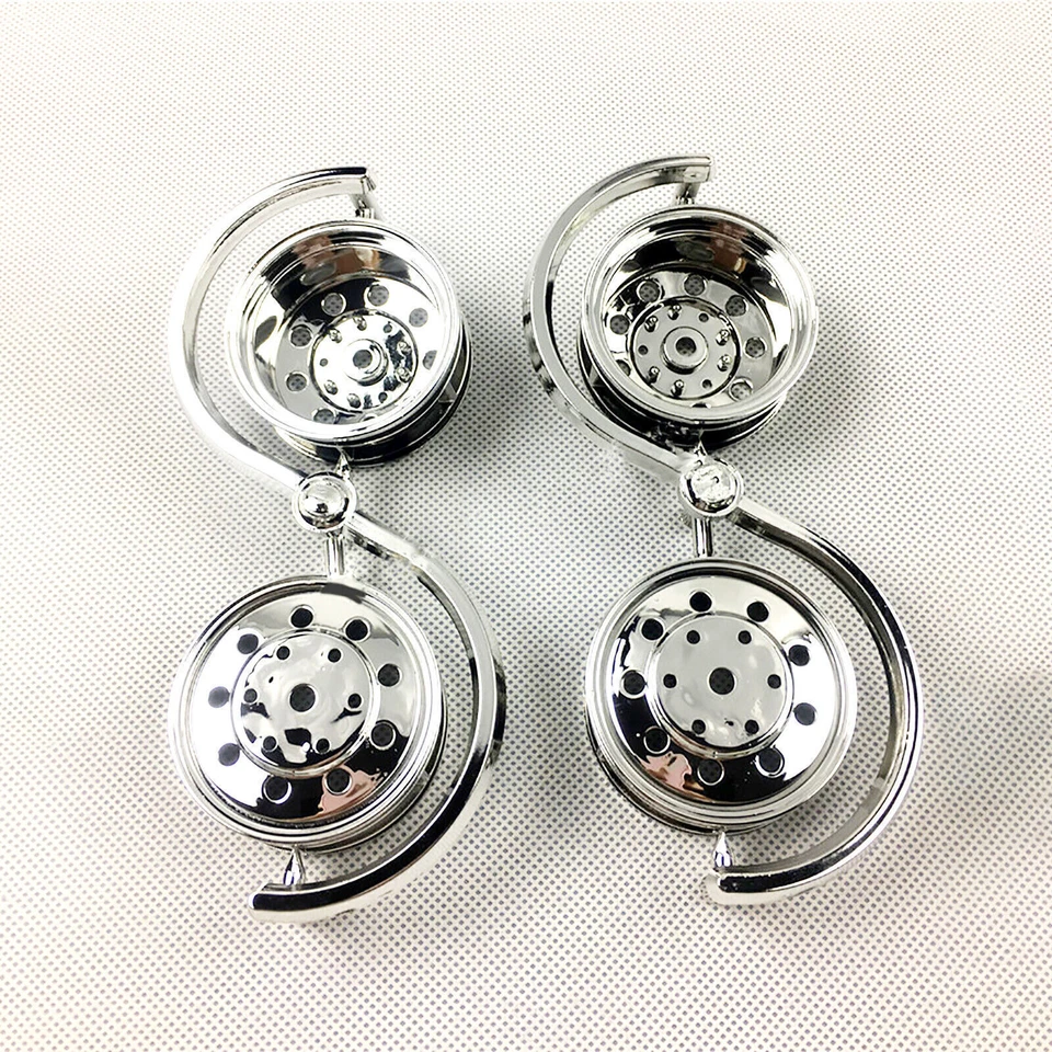 Plastic Electroplating Wheel Hub For 1/14 TAMIYA RC Tractor Truck 4pcs Replacing - Image 1 of 1