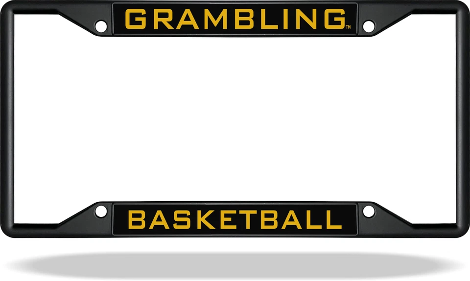 Grambling State BASKETBALL Black License Plate Frame - Image 1 of 1