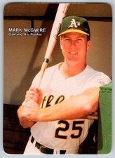 1987 Mother's Cookies Mark McGwire Rookie #2