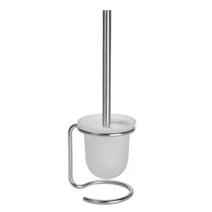 Juego de inodoro BEO con recipiente de vidrio acero inoxidable mate para baño y WC >> Independiente - Imagen 1 de 6