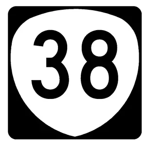 Oregon Route 38 Sticker Decal R1039 Highway Sign Road Sign - Picture 1 of 1