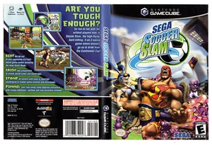 Sega Soccer Slam Nintendo Gamecube Repuesto Cubierta Arte OEM Original Oficial - Imagen 1 de 1