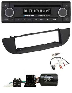Blaupunkt Lenkrad Bluetooth DAB CD USB Autoradio für Fiat 500 ab 2007 schwarz - Bild 1 von 8