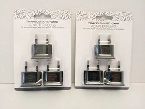 Travel Smart by Conair Continental Adapter Plugs for Europe, Africa, Lot of 6 - Picture 1 of 5