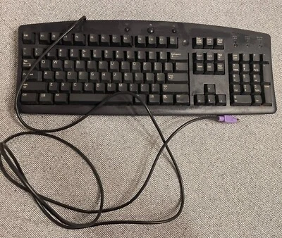 Dell 09C487 Black Multimedia Keyboard computer  home office  - Image 1 of 3