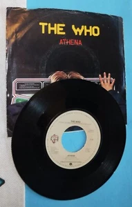 The Who Athena * 1982 * 45 rpm PROMO / con PS - Imagen 1 de 2