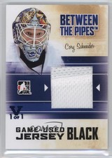 2010-11 ITG Between the Pipes Black Jersey Vault Sapphire 1/1 Cory Schneider 1q2