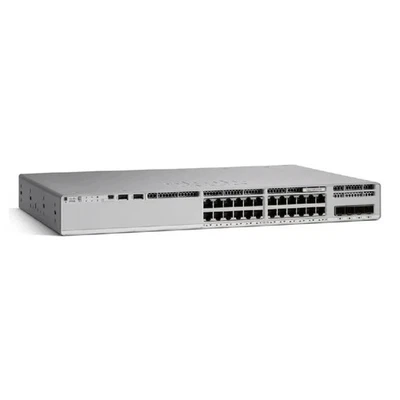 NEW Cisco  C9200L-24P-4G-E Catalyst 9200L 24-Port PoE+ + 4x 1G uplinks L3 switch - Image 1 of 4