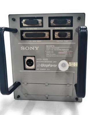 Receptor/unidade de interface Sony 2-Wayfarer SCD-1020 RDSS para o serviço Geostar - Imagem 1 de 4