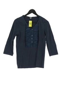 J. Crew Women's Top M Blue 100% Other 3/4 Sleeve Round Neck Basic - Picture 1 of 5
