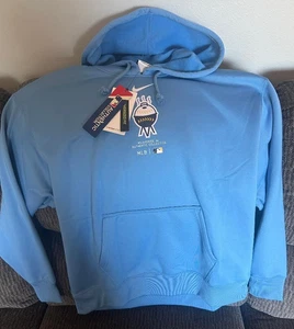 Damen Hoodie Sweatshirt Pullover mittelblau MILWAUKEE BREWERS WEAR - Bild 1 von 4