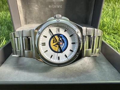 VTG Memorial Watch ROTARY KSA Air Forces Logo King Faisal Al Saud Original 80s - Image 1 of 4