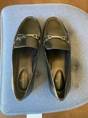 Mocasín de cuero bandolera para mujer talla 10 Foto 1 de 4