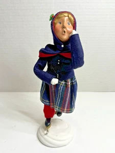 Vintage Byers Choice 1998 The Skaters 10,5" Girl on Skates MARKED 24/100 - Bild 1 von 15