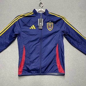 Real Salt Lake RSL Anthem Jacke Herren Small blau weiß Adidas Reversible Full Zip - Bild 1 von 17