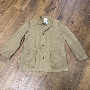 Peter Millar Men Goldberg Jacket Suede Large Elbow Patch Classic Coat W/ Pockets - Picture 1 of 6
