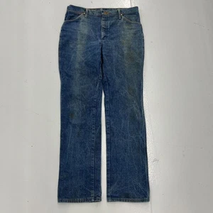 Jeans rectos Wrangler lavado oscuro vintage años 90 34x34 años 90 - Imagen 1 de 4