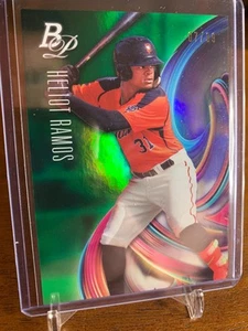 * Heliot Ramos 2018 Bowman Platinum TOP-29 RC Green Refractor /99 * - Picture 1 of 1