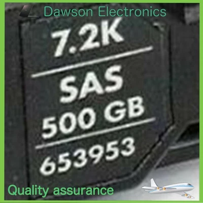 20PCS 605832-001 653953-001 Fit HP 500GB 7.2K 2.5" 6G disk shelf head label - Image 1 of 2