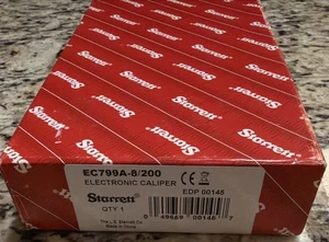 STARRETT 0-8" EC799A-8/200 ELECTRONIC SLIDE DIGITAL CALIPER - 0.0005"- #00145 - Picture 1 of 2