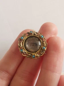 Vintage viktorianische Portrait Brosche. R99 - Bild 1 von 2