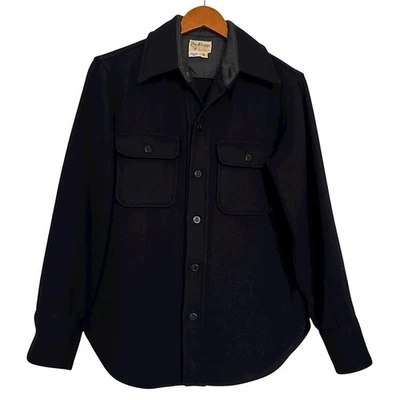 Camisa chaqueta vintage Fox Knapp para hombre ropa deportiva negra talla pequeña Foto 1 de 4