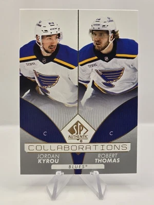 2022-23 SP Authentic #C-22 Jordan Kyrou / Robert Thomas Collaborations - Image 1 of 2