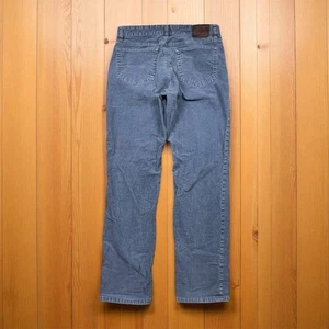 Frye Men's Blue Corduroy Slim Fit Pants Size 34x33 Casual - Picture 1 of 12