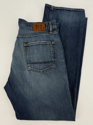 Ralph Lauren Jeans Mens 36x34 Blue Straight Leg Original Fit Cotton Denim - Image 1 of 4