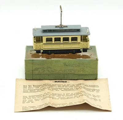 HAMO T 204 Straßenbahn Oldtimer Modell selten Rarität in OVP + Anleitung RAR - Bild 1 von 4