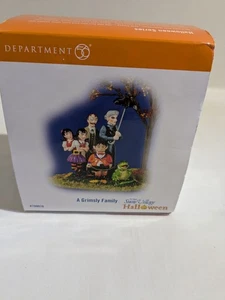 Department 56 A Grimsley Family  Figurine Acceccory Halloween Snow Village - Bild 1 von 9