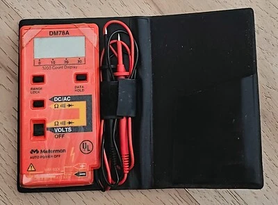 * Wavetek Meterman DM78A Hand Digital-Multimeter, CAT II 500V AC, 32MΩ Taschengr - Bild 1 von 4