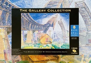 Blue Opal 1500 Pcs Jigsaw Puzzle - The Bridge In-Curve by Grace Cossington Smith - Picture 1 of 2