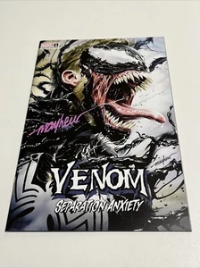 Venom Separation Anxiety #1 Variant Ed. SIGNED BY "Mayhew" w/COA Comic - Picture 1 of 3