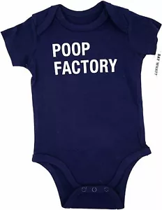 2TC Collection - "Poop Factory" Kleinkind Body - Alter 3-6 Monate - Marineblau... - Bild 1 von 2