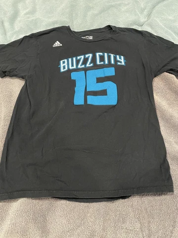 Kemba Walker Charlotte Hornets #15 Adidas Go To Tee “Buzz City” T Shirt Size L Cover
