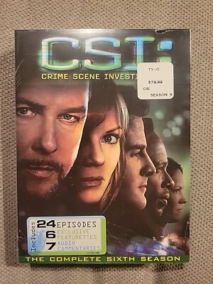 CSI: Crime Scene Investigation - The Complete 6th Season (DVD, 2006, 7-Disc Set) - Immagine 1 di 2