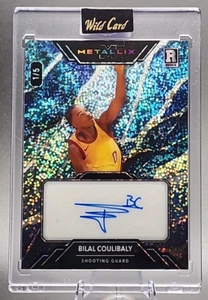Bilal Coulibaly 1/5 2023-24 Wild Card Metallix Rookie RC Blue Shimmer Washington - Picture 1 of 2