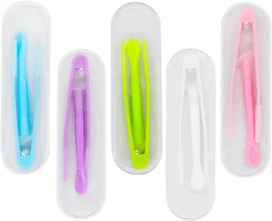 Mortime 5 Pcs Portable Contact Lens Stick Tool Case Set (Inserter/Remover+Tweeze - Picture 1 of 12