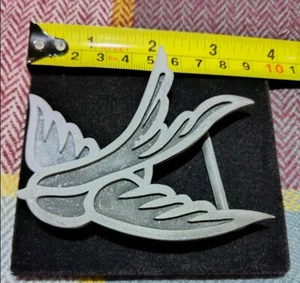 Hebilla de cinturón 'pájaro' tono plata Jchd* - Imagen 1 de 3