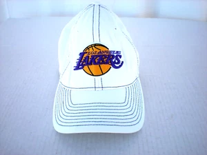 VTG 90's Los Angeles LA Lakers NBA Champions Adidas Official Flex Fit Cap Hat - Picture 1 of 10