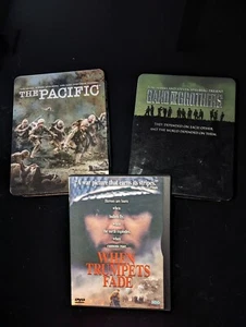 Band Of Brothers /The Pacific - DVD Box Tin Set + When Trumpets Fade DVD - Picture 1 of 8