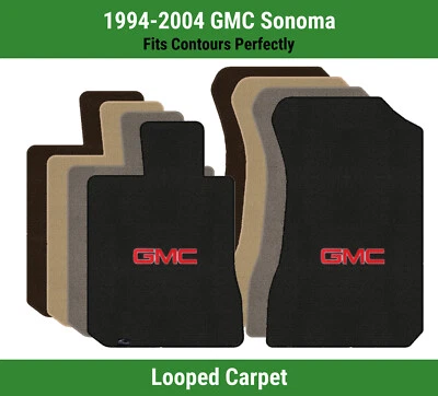 Alfombrillas Lloyd Classic Loop Front File para GMC Sonoma '94-04 con logotipo GMC 1 rojo Foto 1 de 4