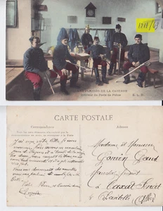 Soldats Français sur CPA fin 19éme debut 20éme ref1211/43 - Foto 1 di 1
