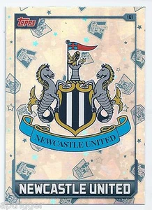 2015 / 2016 EPL Match Attax Base Card (181) NEWCASTLE Logo Card - Picture 1 of 1